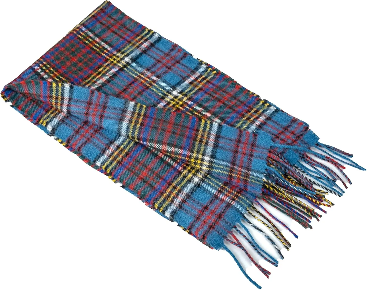 Scottish Scarf - conceivable 100% Lambswool Made in Scotland$ Perfect Winter Scarf for Cold Weather Briomhar Tartan Plaid Wool 