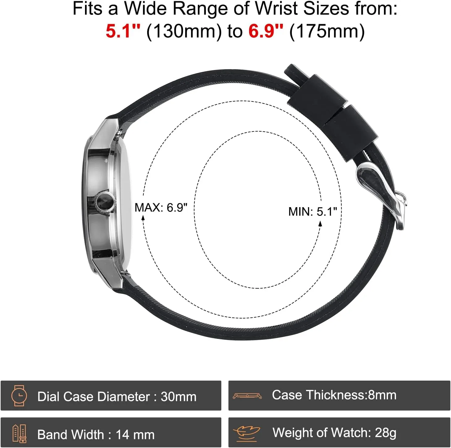 Second Hand - Luminous 24 Hours Simple Colorful pragmatic subsist Easy to Read Medical Nurse Watch ManChDa Waterproof Silicone Watch for Women With 