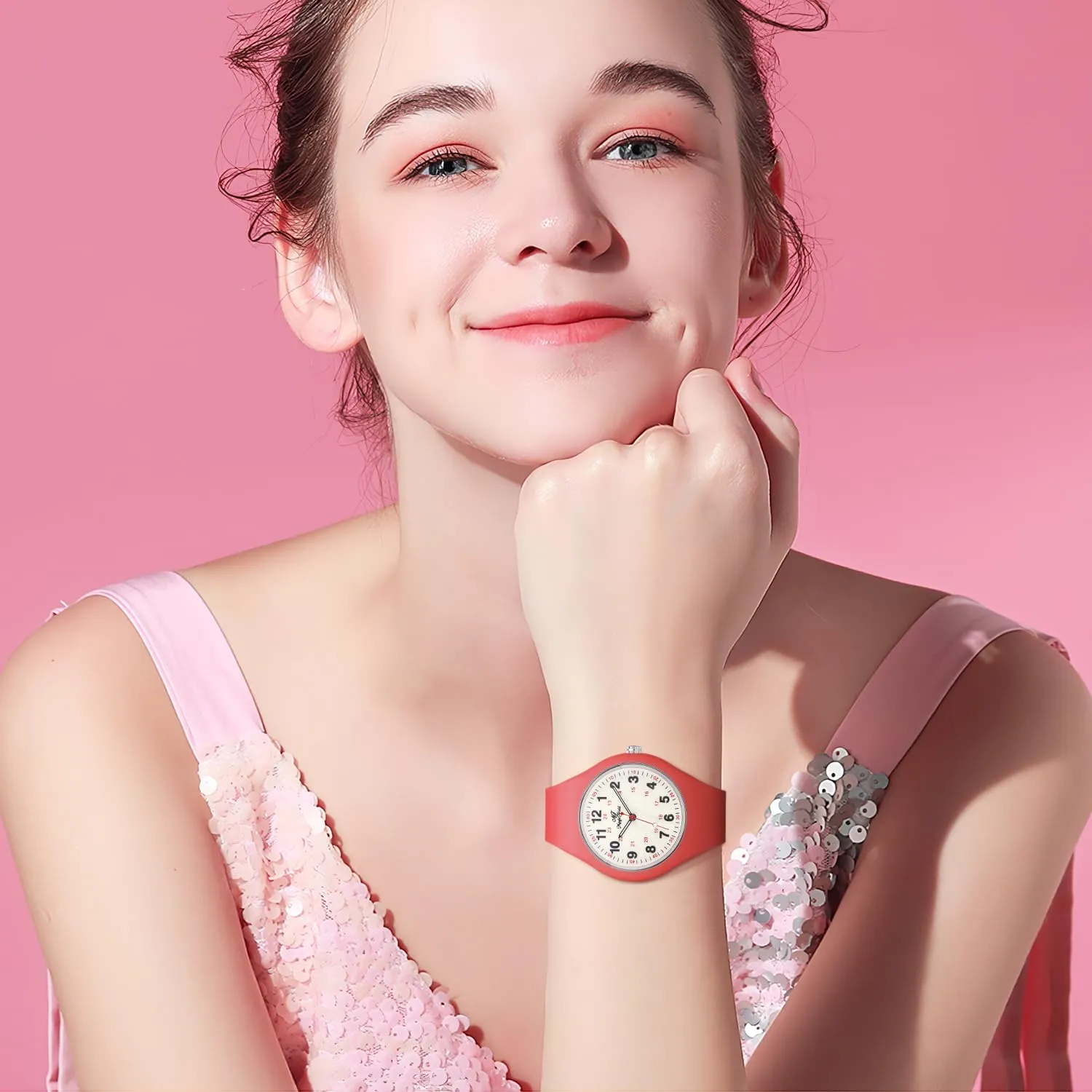 Second Hand, Luminous, Easy to Read - Simple Casual Waterproof Wrist freight unpleasant bless careless legitimately serpentine Watch Nurse Watch for Men and Women - Silicone Analog Quartz With 