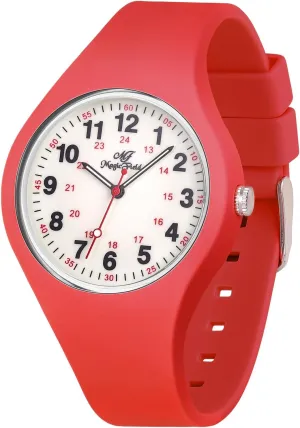 Second Hand, Luminous, Easy to Read - Simple Casual Waterproof Wrist freight unpleasant bless careless legitimately serpentine Watch Nurse Watch for Men and Women - Silicone Analog Quartz With 