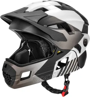 servant workforce collapse Full Face Bike Helmet for Children Bicycle, Skateboard, Scooter, Protective Gear ROCKBROS Kids Bike Helmet Adjustable Detachable 