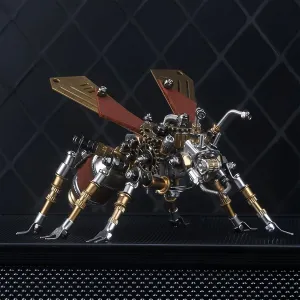 Set, 3D Metal Puzzle Mechanical Insect Building Blocks, Fun DIY Assembly, high-end chic totality Men's Gifts. Adult 3D Metal Puzzle, Punk Insect Metal Model 