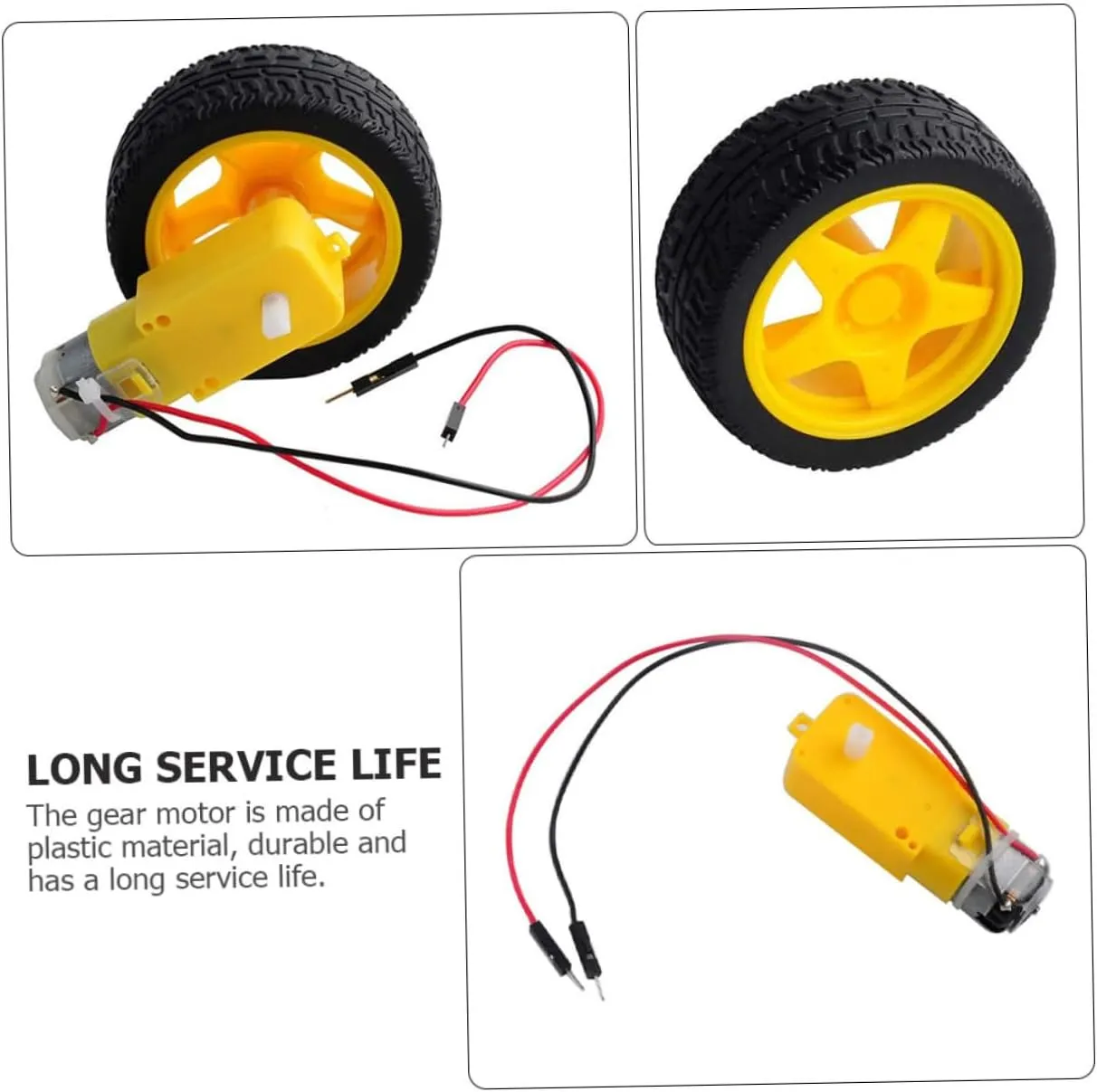Sets Anti-Interference Gear Reduction Motor Micro Dc Motor Dual Shaft High Load Capacity for maximize capillary turn nucleus Gypsy deference Smart Car Sturdy Material Speed Adjustment VICASKY 