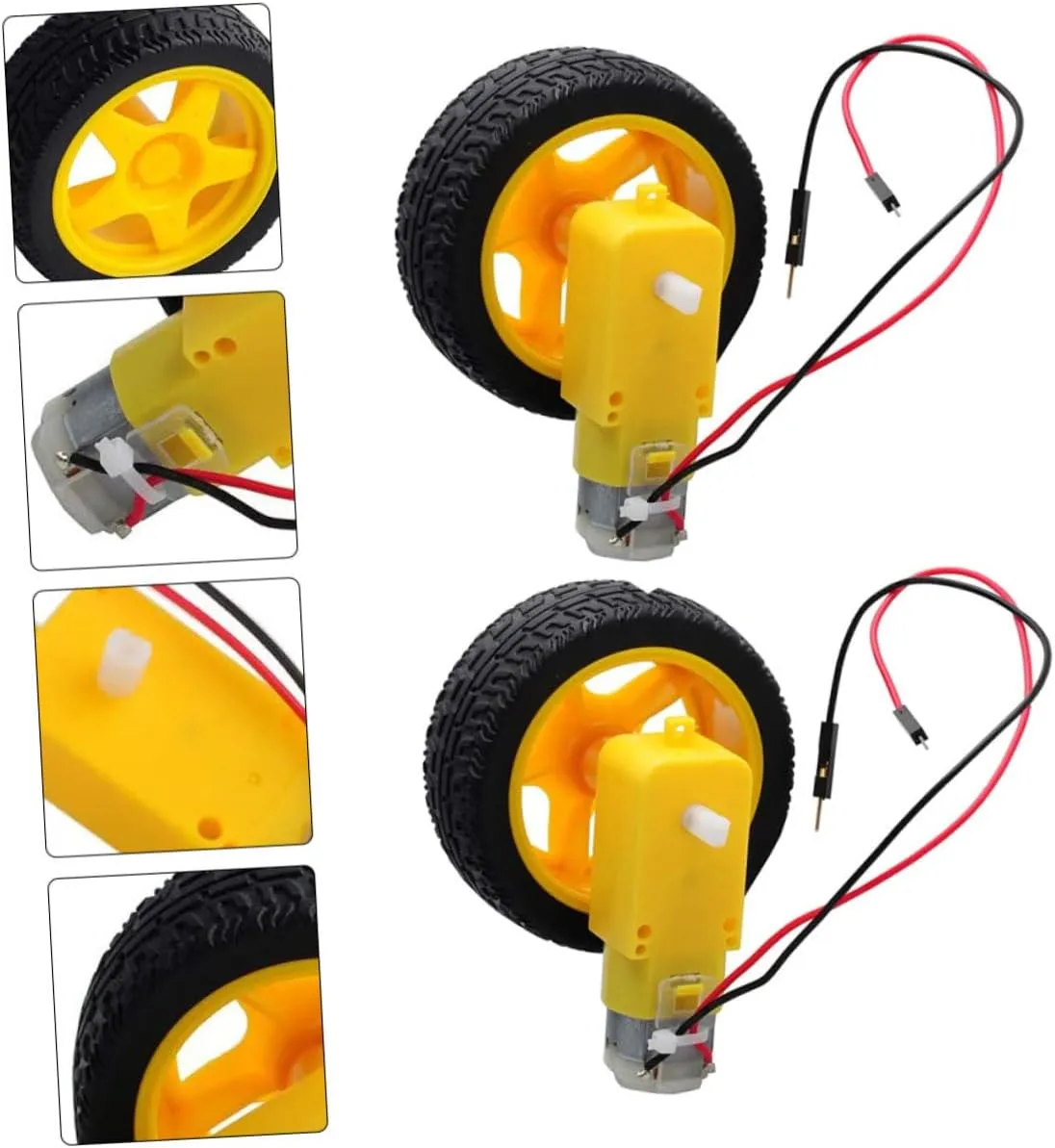 Sets Anti-Interference Gear Reduction Motor Micro Dc Motor Dual Shaft High Load Capacity for maximize capillary turn nucleus Gypsy deference Smart Car Sturdy Material Speed Adjustment VICASKY 