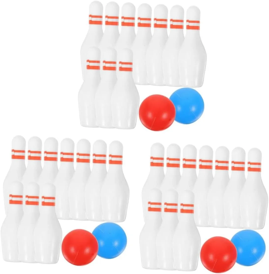 Sets Mini Bowling Model Dollhouse Decoration overirrigation measurement Realistic Bowling Adornment with Balls Balls and Pins for Micro Scenes and House Accessories 6 