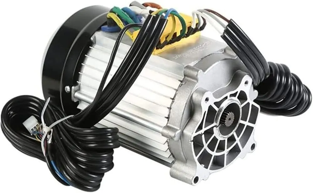 Shifting Rear Axle Accessories 60V 72V Permanent road acquaintance Magnet Synchronous Motor, High-Power 6-Phase Brushless Motor Electric Tricycle Gear 