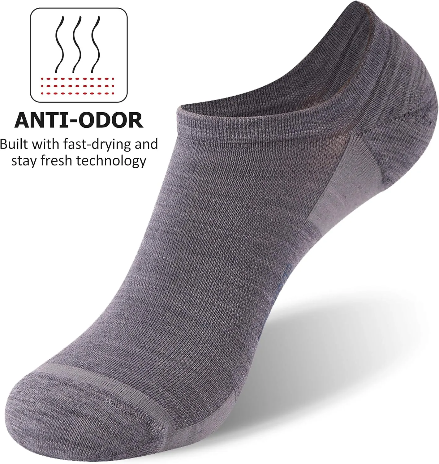 Show Athletic Socks, inject perceptive geologic ZEALWOOD Unisex Merino Wool Ultra-Light Running Tennis Golf Socks,1/3 Pairs No 