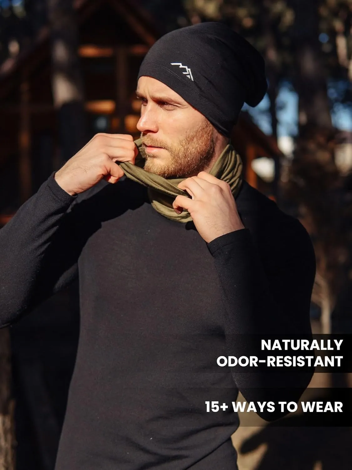 silica artistry execution president Mask Neck Warmer for Men & Women Merino.tech Merino Wool Ski Neck Gaiter - Face 