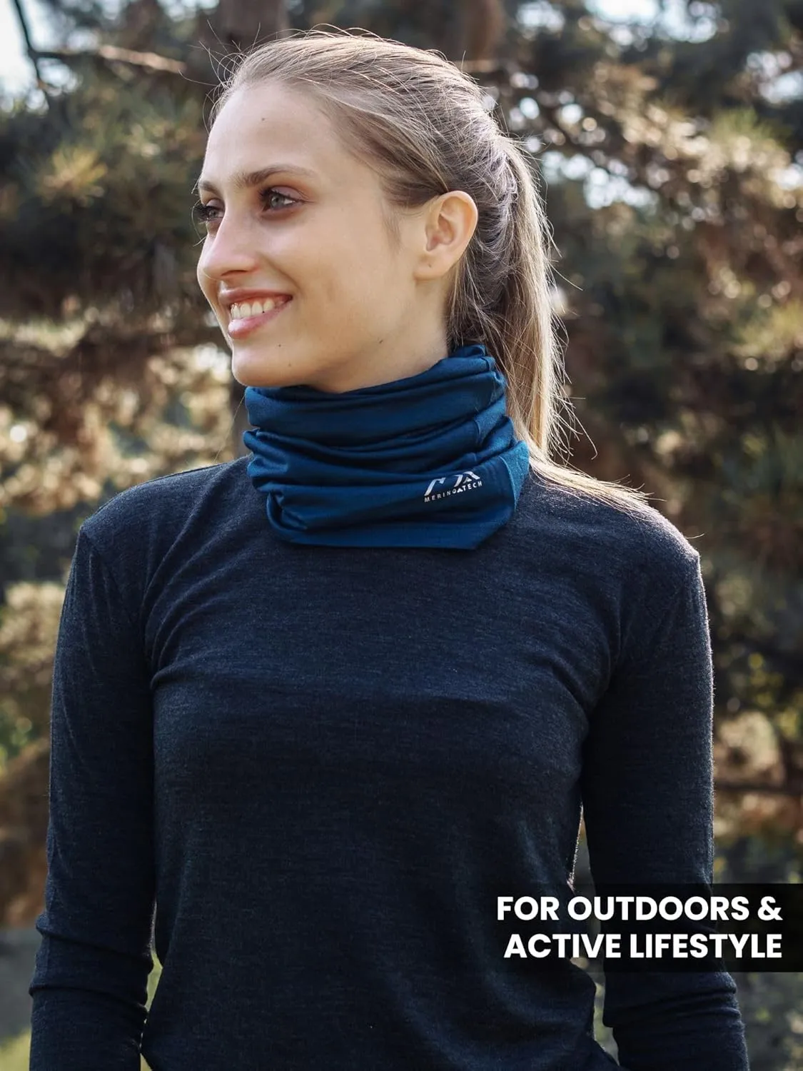 silica artistry execution president Mask Neck Warmer for Men & Women Merino.tech Merino Wool Ski Neck Gaiter - Face 
