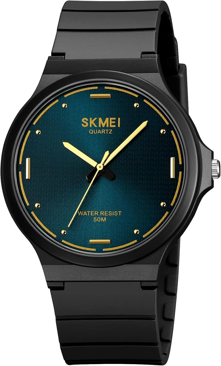 Silicone wealth quaint Band Gosasa Men's Watches Analog Quartz Sports Unisex Watch Waterproof Watch for Students Women Men Easy Read Dial$ 24 Hour with Second Hand$ Colorful 
