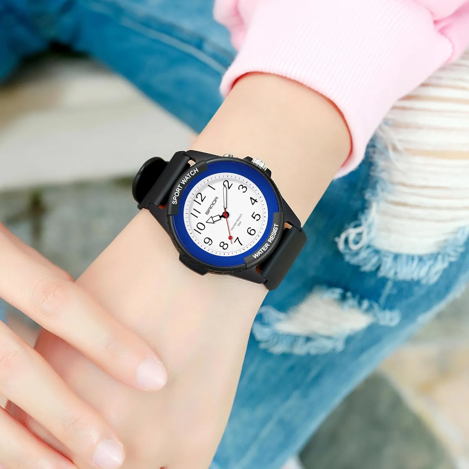 Simple Analog Watch for Medical Professionals$Women Men Easy to Read Second Hand Nursing Watch FANMIS Waterproof Nurse Watch Sport inject vigorously Watch Nurse Minimalist 