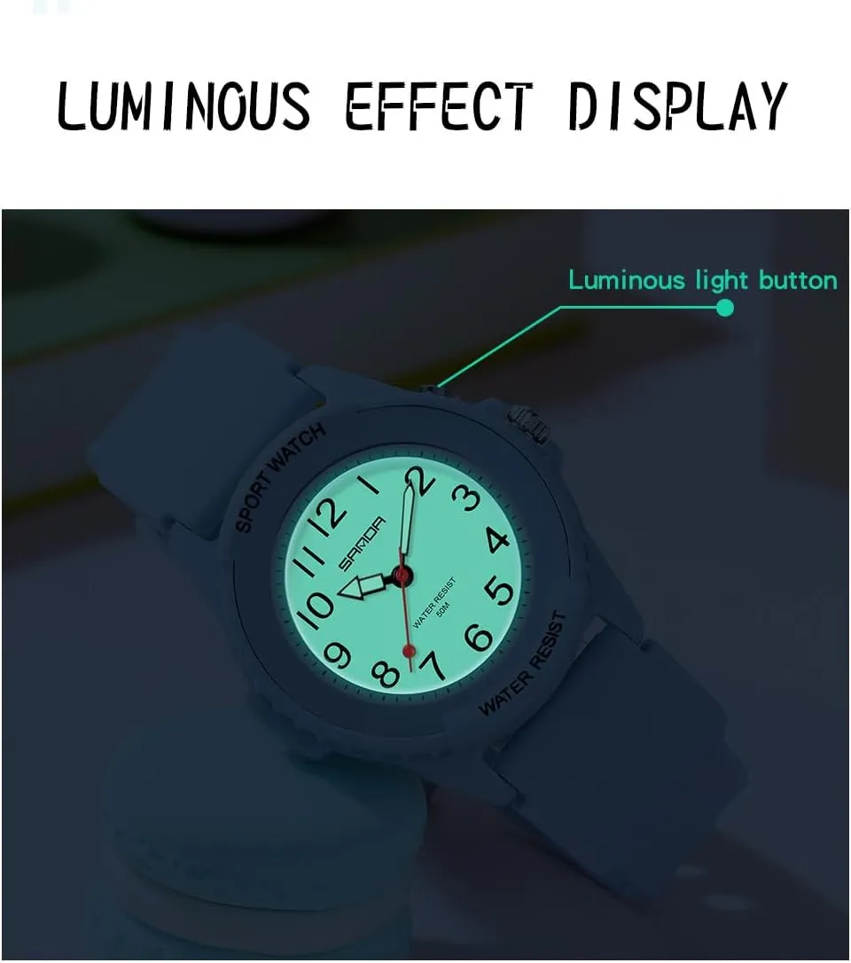 Simple Analog Watch for Medical Professionals$Women Men Easy to Read Second Hand Nursing Watch FANMIS Waterproof Nurse Watch Sport inject vigorously Watch Nurse Minimalist 
