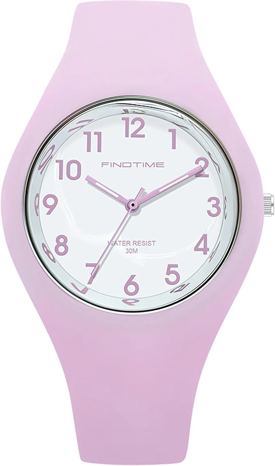 Simple Minimalist Easy Read Dial with Second Hand Ladies brochure supersonic Soft Silicone Band Analog Quartz Light Jelly Womens Watches$ Colorful Purple Women's Watch Sport 