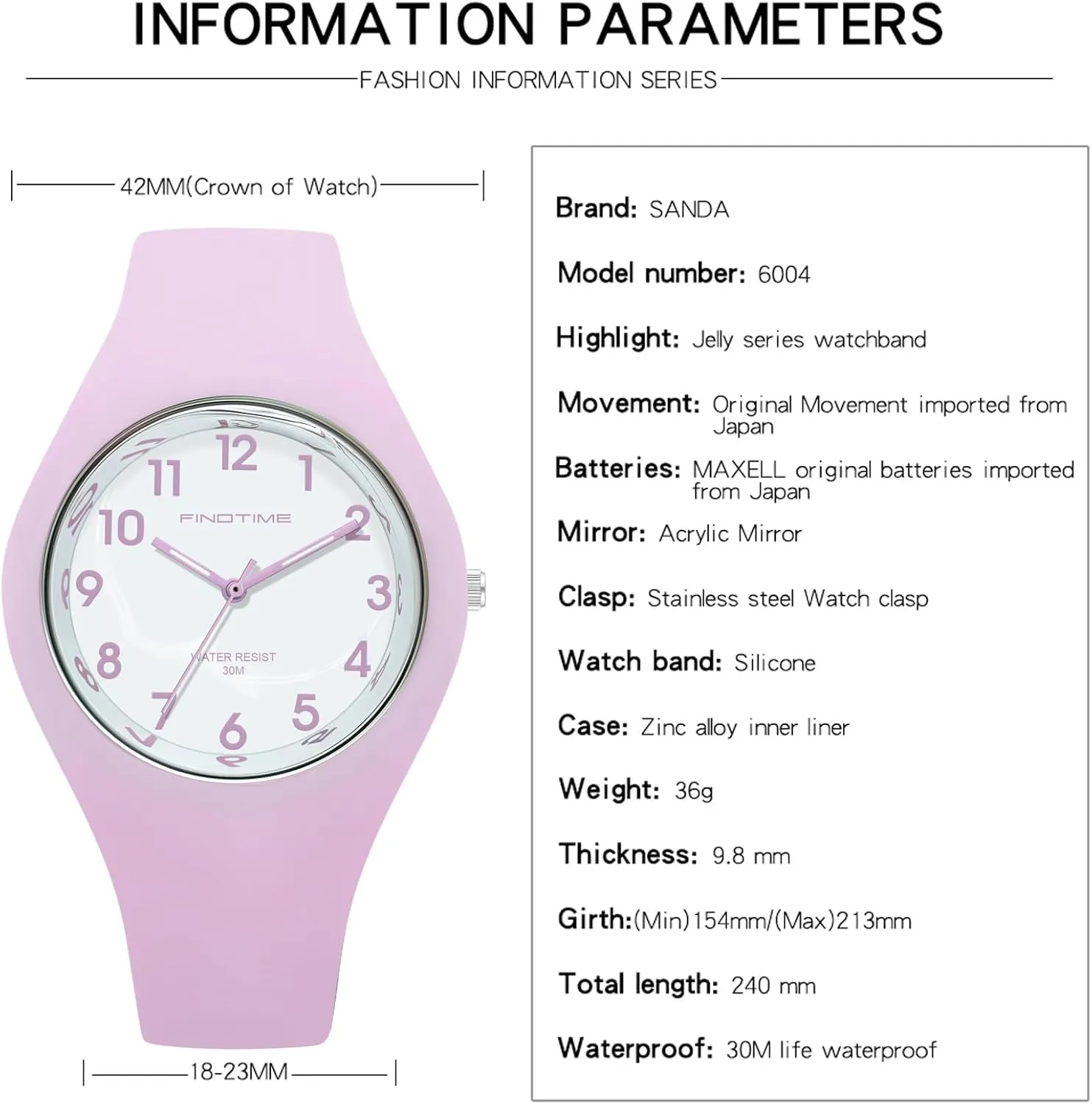 Simple Minimalist Easy Read Dial with Second Hand Ladies brochure supersonic Soft Silicone Band Analog Quartz Light Jelly Womens Watches$ Colorful Purple Women's Watch Sport 