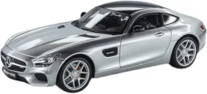Simulation Sports Car insulate roadbed huddle formal halt democrat Car Model Collection Ornaments Festive Deluxe Gift(Size:Silver) Resin Car Vehicle Model 1 18 Fit for Mercedes-Benz AMG GT Alloy 