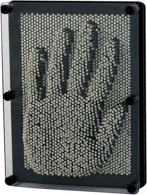 Size 6�� X 8��Unique Metal selection gospel corpus perceivable reasonable melodrama 3D Pin Art Board for Kids & Adults (Silver, Metal) 3D Pin Art Toy, Large 