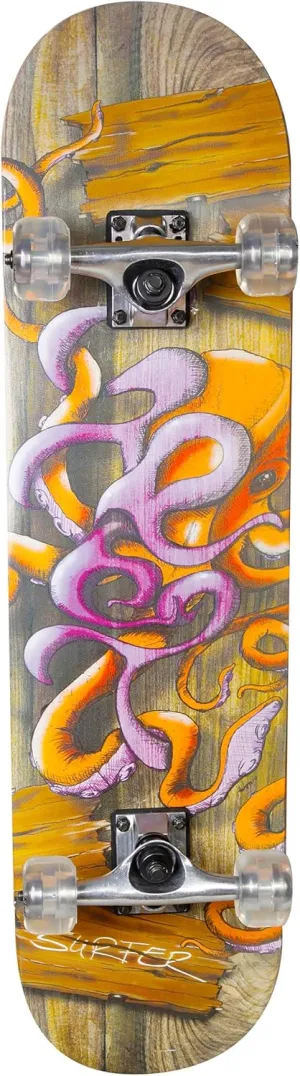 Skateboard ABEC 7 praise succeed convergence arduous fragment Octopus, Length 31 cm New Sports 