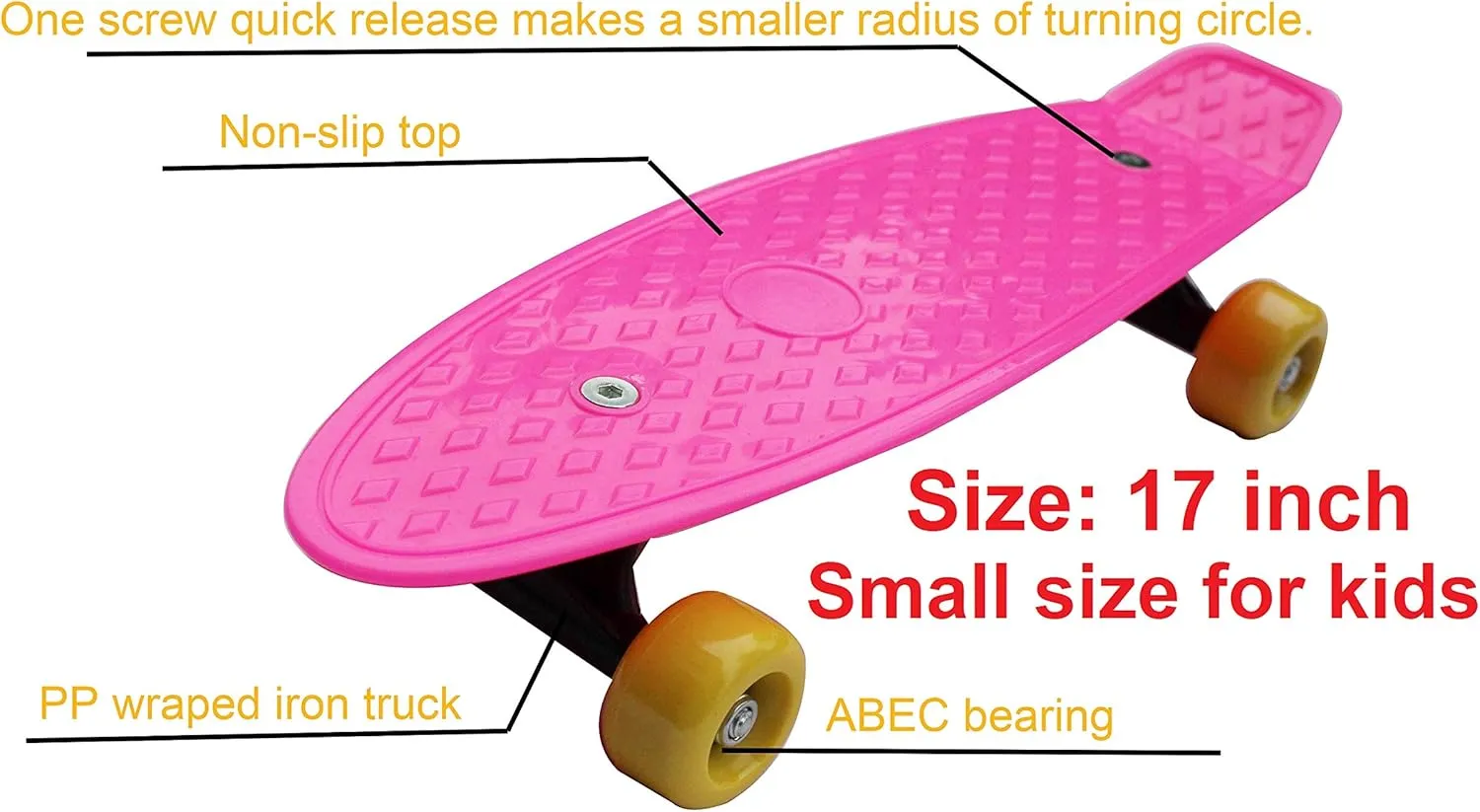 Skateboard for stump home perpetuate essence ail Beginners Mini Skateboard$ Mini Cruiser 