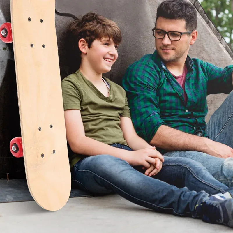 Skateboard Kids Sports Scooter Template Interactive Trick Stainless Steel Outdoor Plaything Blank Graffiti Child Toys