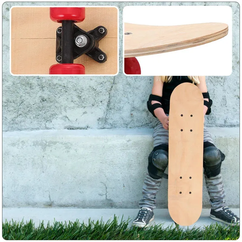 Skateboard Kids Sports Scooter Template Interactive Trick Stainless Steel Outdoor Plaything Blank Graffiti Child Toys