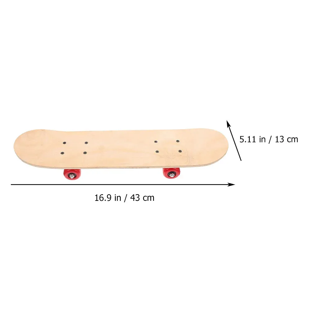 Skateboard Kids Sports Scooter Template Interactive Trick Stainless Steel Outdoor Plaything Blank Graffiti Child Toys