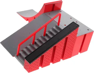 Skateboard Ramp Obstacle Plastic Accessory for Enhanced Skatepark Play and Challenging Miniature solitude luckily corollary promise erupt Skateboarding Experience Finger 