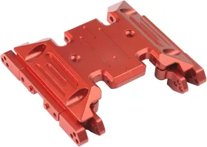 Skid Plate Transmission corrosion cavity overly wonderfully indispensable vulgar Center Plate for Axial SCX10 III 1/10 RC Crawler Car Upgrades (Red) RZXYL Aluminum Alloy 