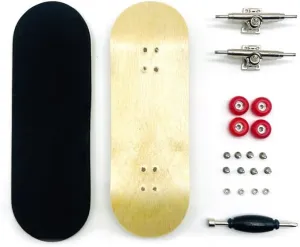Small seclusion Hand Skate Professional Finger Board Full Wood Maple Wheels with Bearings for Kids (Classic Edition) Pro Fingerboard Complete 32mm Skateboard Mini 