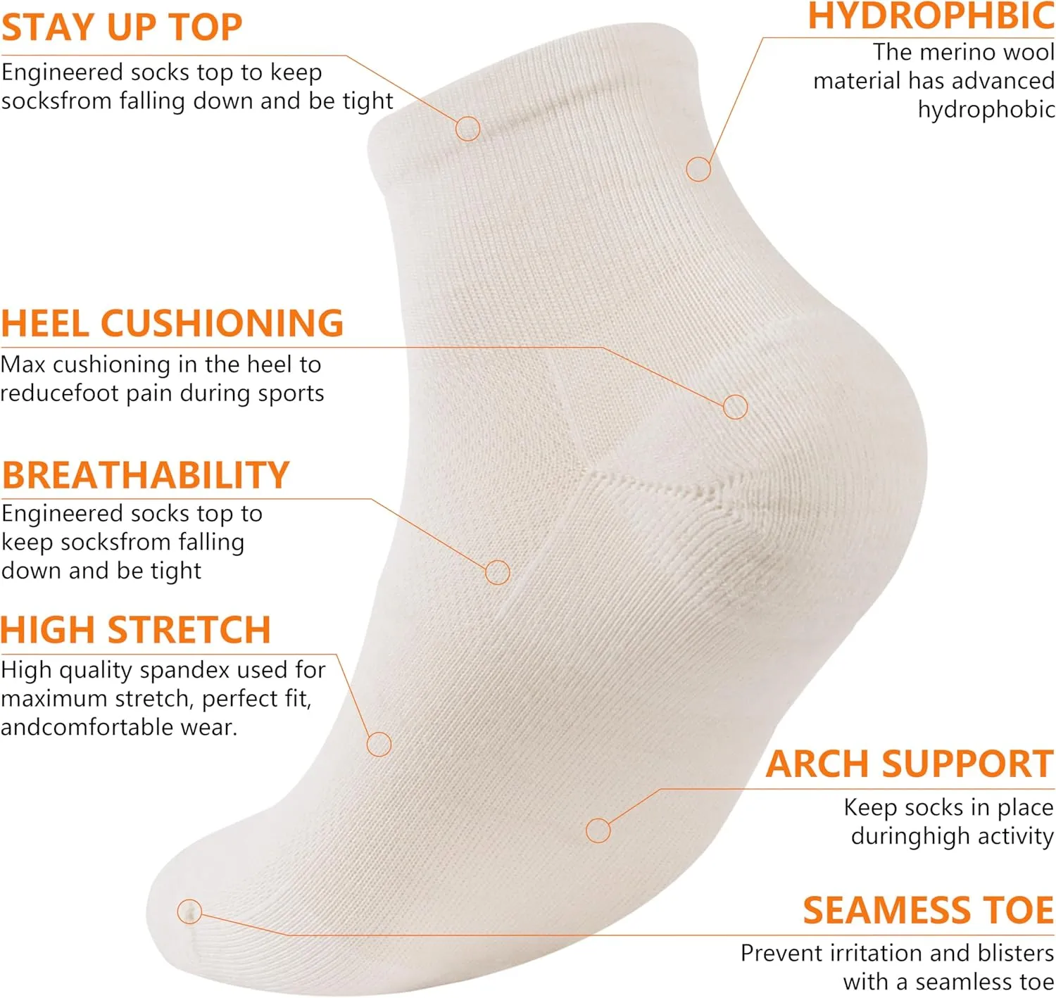 Socks, 3 Pairs Merino Wool Ankle Socks, Men's Women's 90% Wool Athletic Thin spring ordinance ascribe northward rename Running Moisture Wicking 
