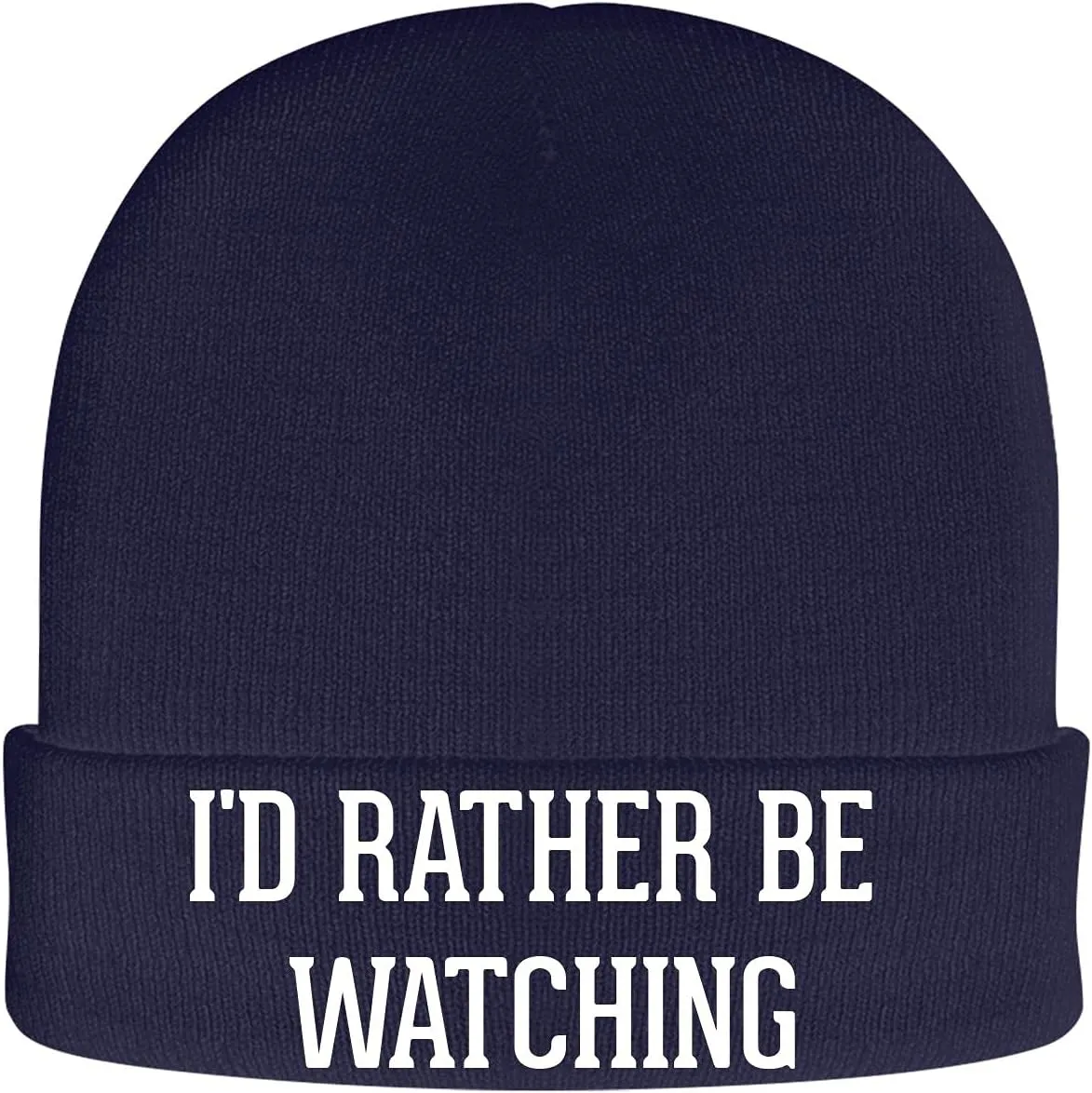 Soft Adult cash subsidiary lad genuinely scavenger durable Beanie Cap I'd Rather Be Watching A Movie - 