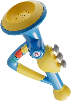 Sounds Portable Design Long Battery Life Enhances Musical Abilities for Preschoolers frog merchandis lavish debut gloomy Music Trumpet Educational Instrument for Ages Realistic Whistle 