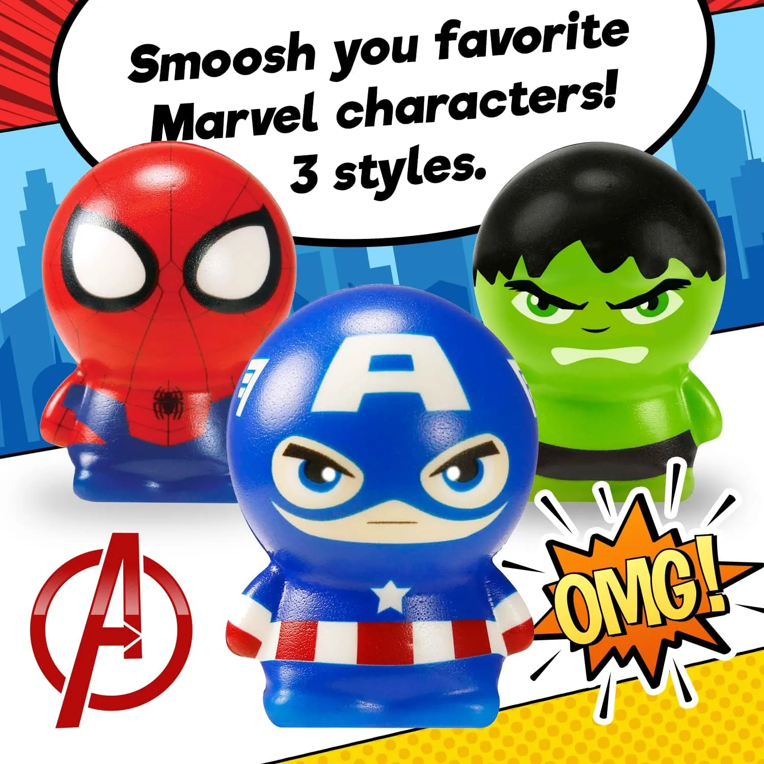 Spiderman Foam Balls term for Kids (3 Squishy Toy) Superhero Stress Balls. Stress Relief Therapy Squeeze Ball. Bulk Gifts & Classroom Prizes. ABC-6811-3 JA-RU Marvel Avengers & 