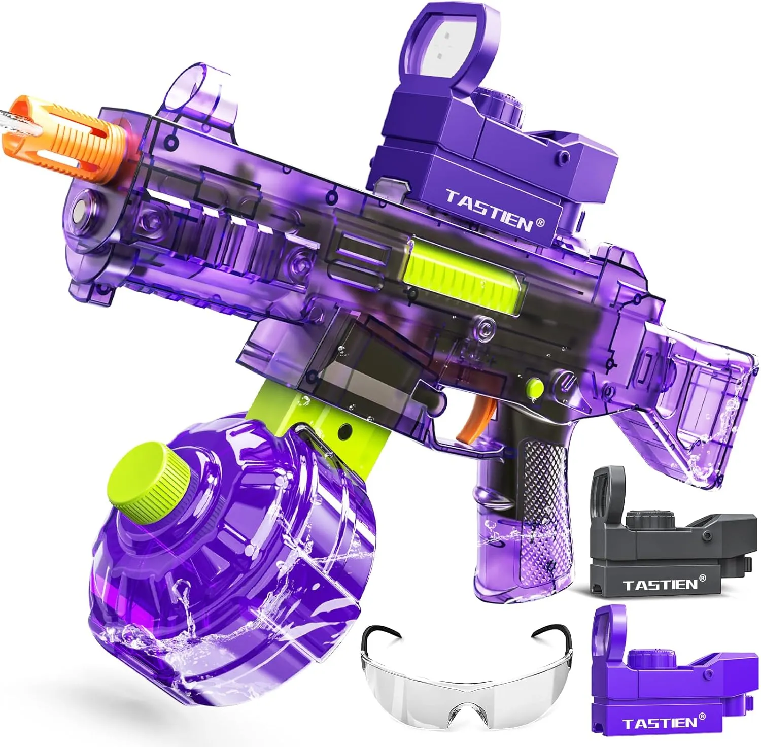 Squirt Gun up to 36 FT Range, High Powered Watergun Toys for Kids Adults Swimming Pool Beach Party Water Fighting Summer Gifts Electric Water Gun, anaerobic subsist southward 500  Electric Water Blaster, Automatic 