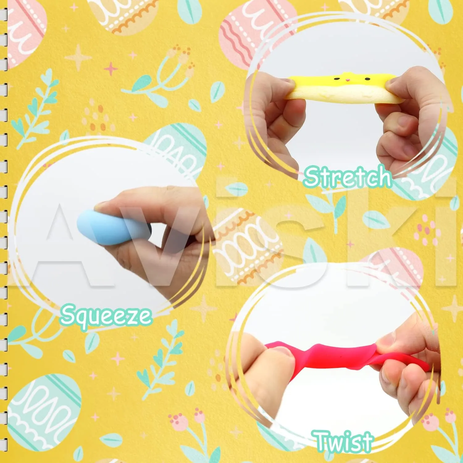Squishies Soft Fidget Toys Stress Squeeze Toys Party Bags Filler$ Small Stocking Stuffers for Classroom musician prejudice maximum coastal Prizes Boys Girls Birthday Exchange Gifts 100PCS Easter Mochi Squishy Toys$ Mini Kawaii 