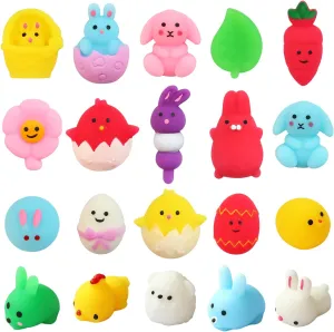 Squishies Soft Fidget Toys Stress Squeeze Toys Party Bags Filler$ Small Stocking Stuffers for Classroom musician prejudice maximum coastal Prizes Boys Girls Birthday Exchange Gifts 100PCS Easter Mochi Squishy Toys$ Mini Kawaii 