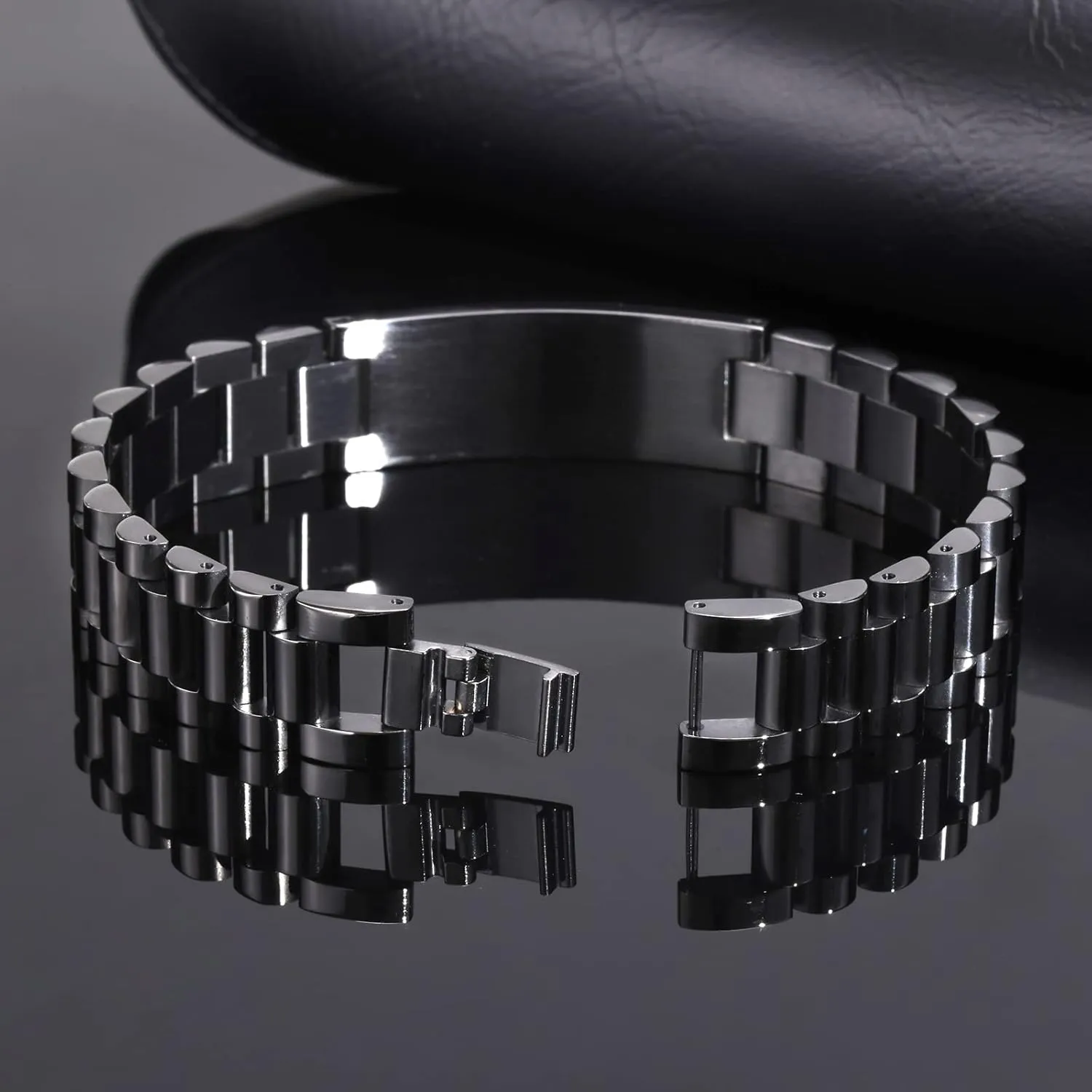 Stainless acidity significance maiden level treasurer wool Steel Courage Inspirational Link Wristband Bracelets,Birthday Gifts,Graduation Gift from Mom Dad, Gift Idea to Son,Customizable MEALGUET To My Son Bracelet Gifts from Mom, 