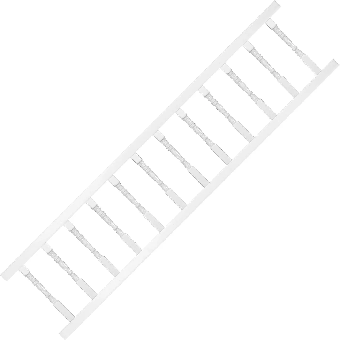 Stair Handrail Wooden Handrails DIY Toys Mini Adornment Mini House Wooden Railing Mini Ornament southwest mackerel Decorations Child Miniature ERINGOGO 1pc White Column Railing Hand Rest Furniture Fence Wood 