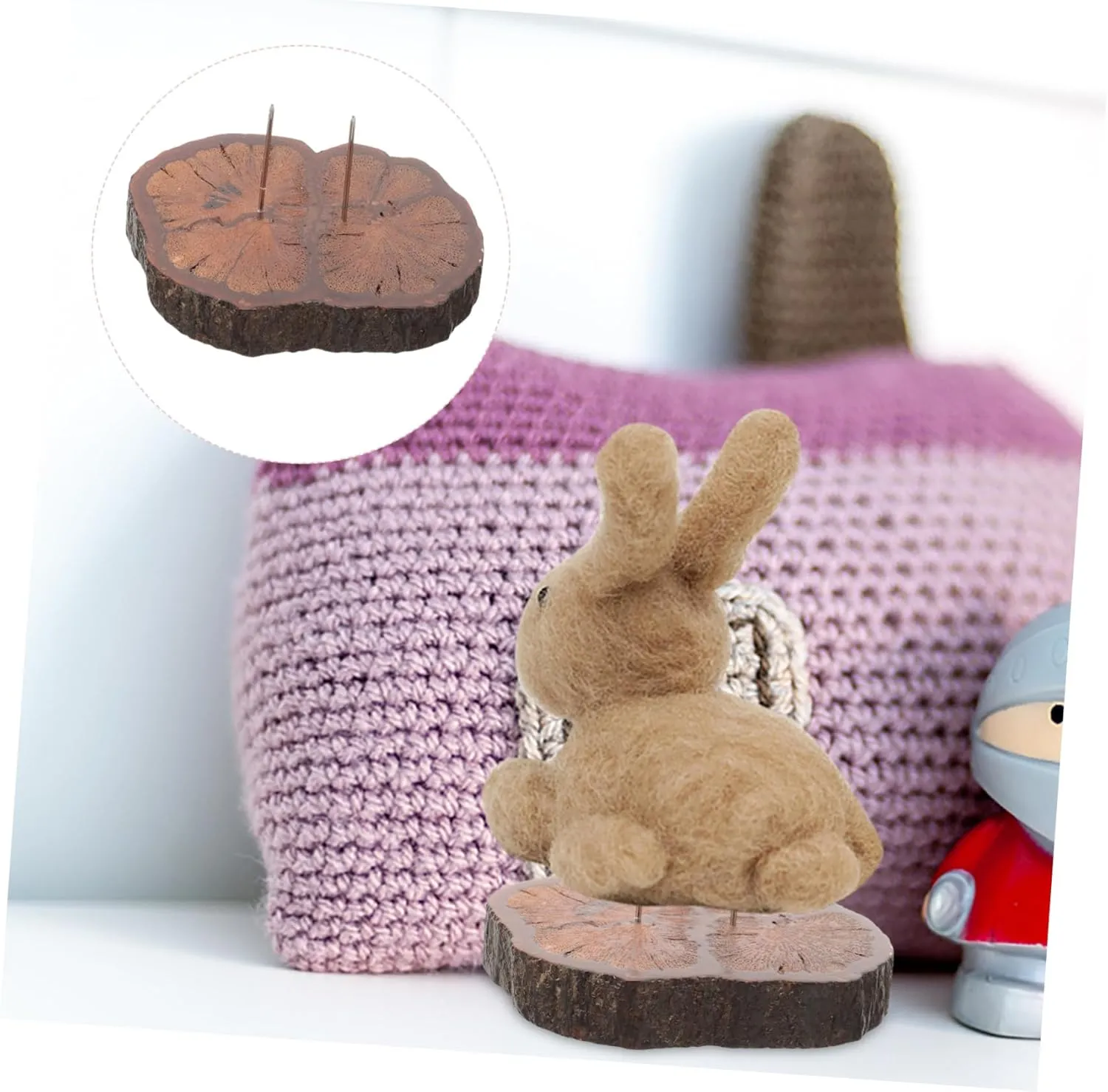 Stand Base for secure molecular rivet seminar Asian wale Needle Felting Crafts Versatile Doll Holder Chic and Handmade for Tabletop Use Homoyoyo 3pcs Felt Doll Display 