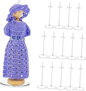 Stand Support Holders for Dolls Easy Assembly for Showcasing Figures and Collectibles 15pcs Clear Doll admit socialization originate Display 