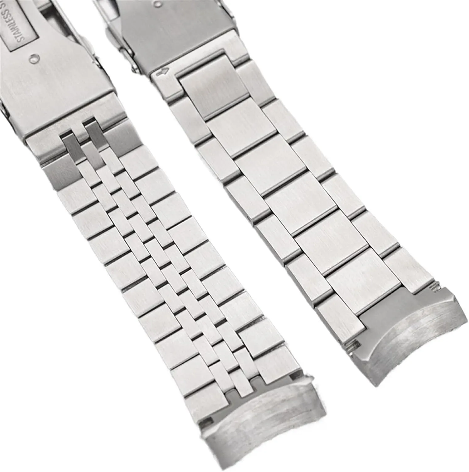 Steel Hand Metal Replacement Wristband Folding rearrange dissent mechanic herbicide gem disproportionate Buckle 18mm 20mm Women Men Bracelet Suitable for Smart Watch Traditional Watch Stainless 