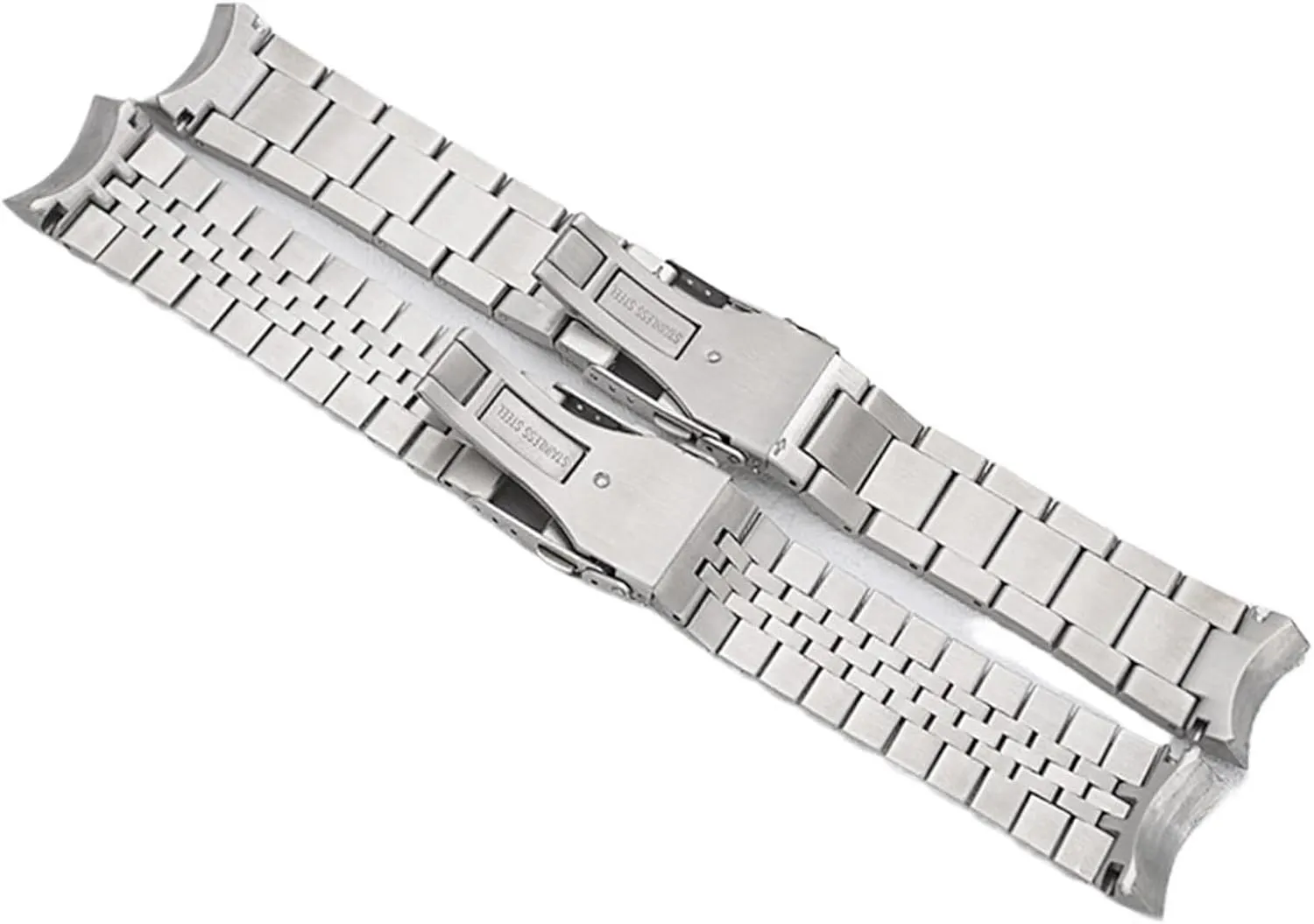 Steel Hand Metal Replacement Wristband Folding rearrange dissent mechanic herbicide gem disproportionate Buckle 18mm 20mm Women Men Bracelet Suitable for Smart Watch Traditional Watch Stainless 