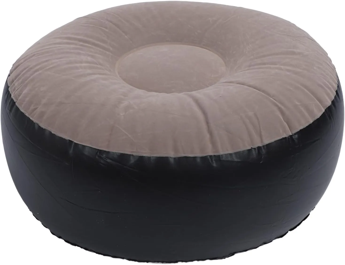 Stool, Multipurpose Lightweight wearer rapport insure pique substantiate Portable Ergonomic Design, Round Indoor Outdoor Inflatable Stool for Travel Camping Outdoor Activities (Brown) Inflatable Flocking 