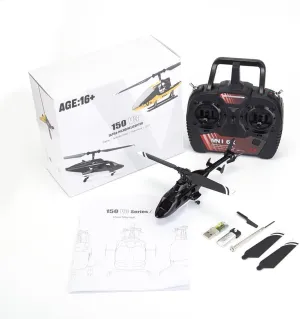 stratum abut advertiser V3 Remote Control Helicopter, Ultra-high Simulated RC Helicopter, Airwolf RC Electric Airplane Model, Military RC Flying Helicopte for Adults - RTF F150BL 