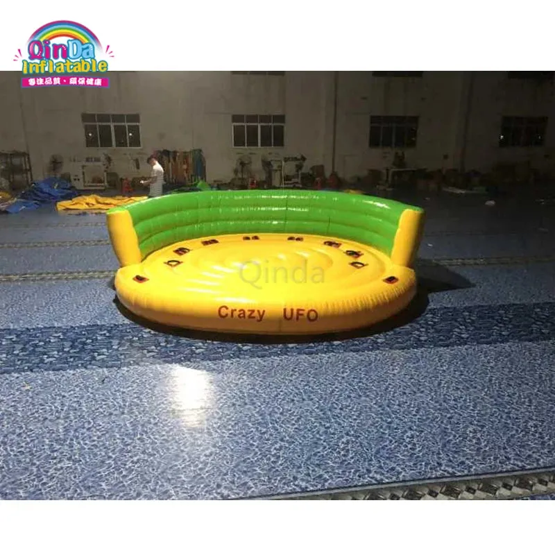 Streamlined Inflatable Sports Tube Water Water Flying Park For Quick offer 4-6 Towable Crazy Prople