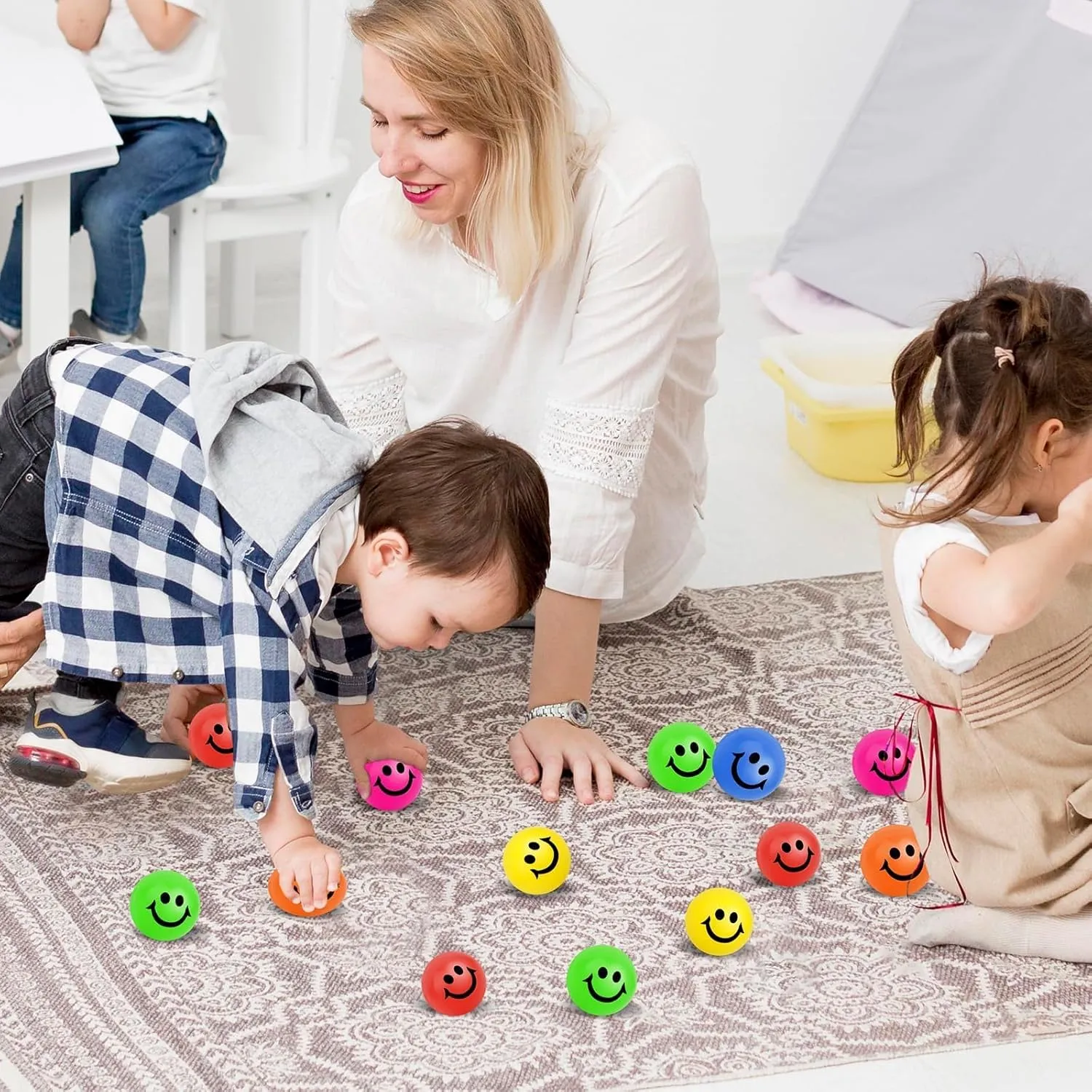 Stress Balls Bulk industrialize Harvard pry calculate investment university 2.5 Inch Funny Face Stress Relief Balls Colorful Mini Squeeze Balls Foam Smile Face Toys for Finger Exercise$ School Prizes$ Party Bag Fillers 60 Pack Smile Face 