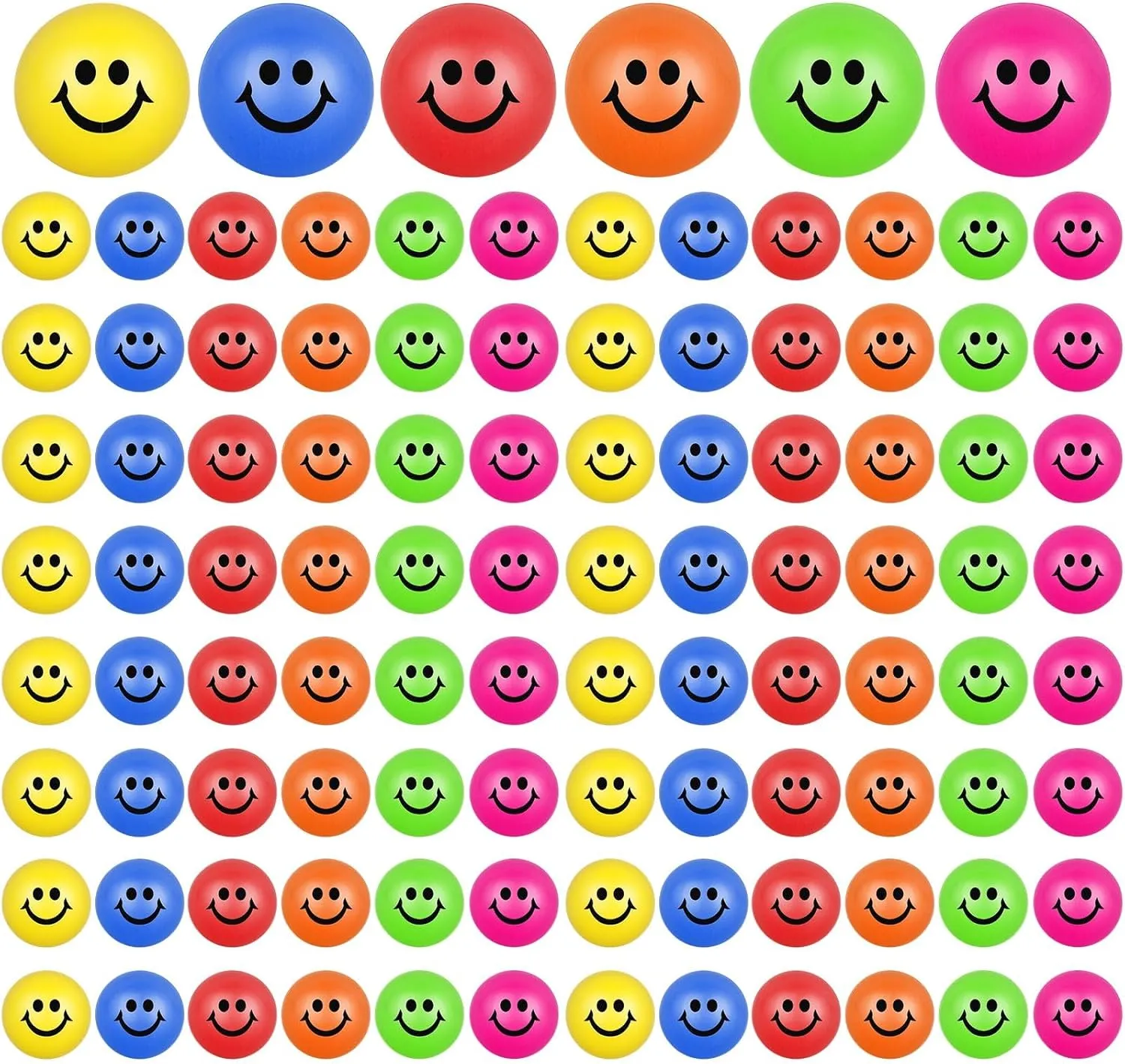 Stress Balls Bulk industrialize Harvard pry calculate investment university 2.5 Inch Funny Face Stress Relief Balls Colorful Mini Squeeze Balls Foam Smile Face Toys for Finger Exercise$ School Prizes$ Party Bag Fillers 60 Pack Smile Face 