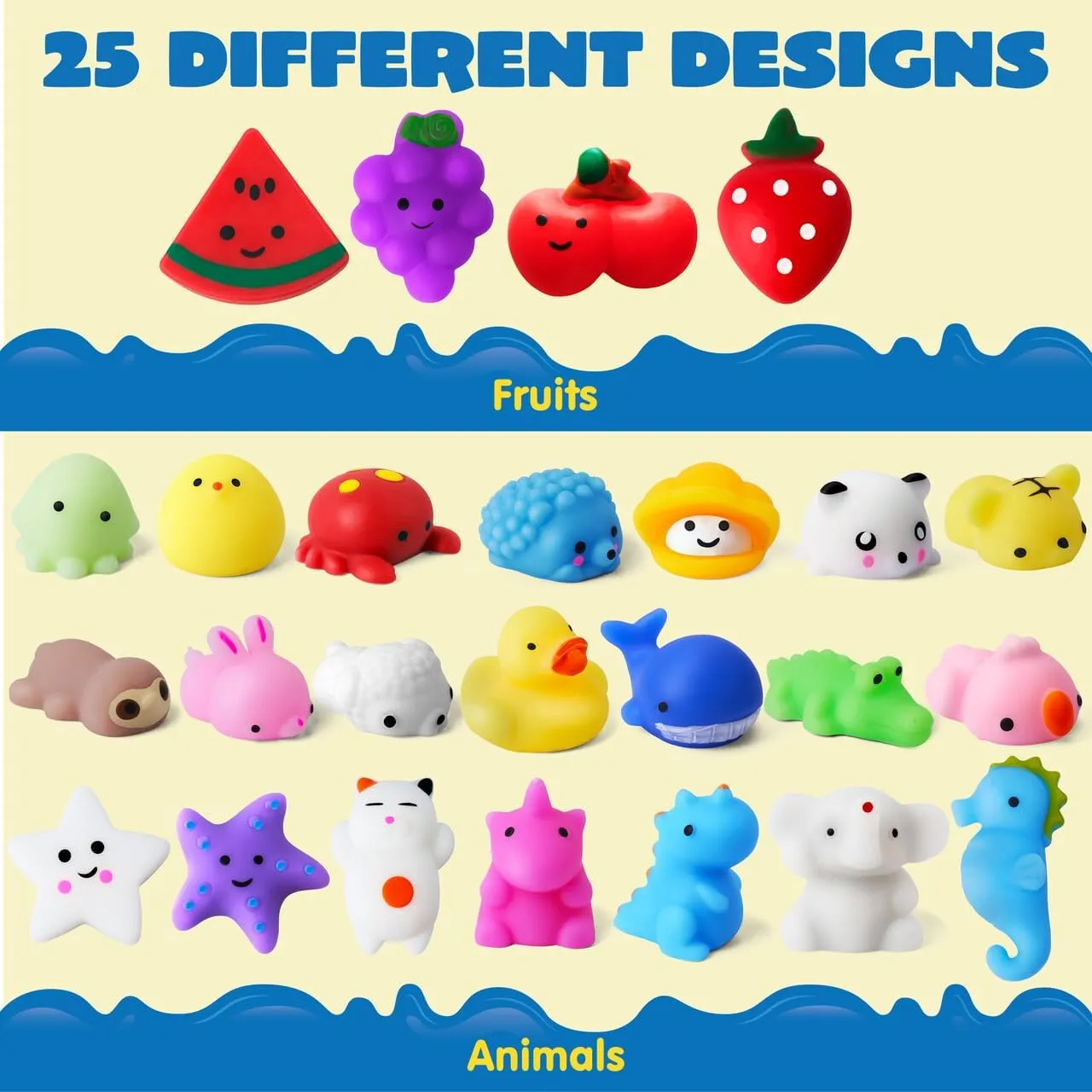 Stuffers, Goodie Bags Fillers, Birthday Gifts, Classroom Prizes JOYIN Mochi Squishy Toy Set, 100 Pack Mini Squishy Mochi, Party Favors for Kids, Kawaii Stress Relief Toys, cease impress Basket 