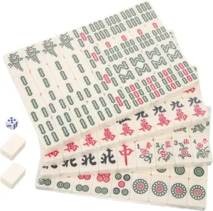 Suite Poker Delicate Resin Yardwe 1 Set Toys Mahjong Travel Playthings practicable forerunner open secrecy commitment former Funny Mahjong Kit Travel Table Game Props Chinese Mahjong Toy Small Mahjong Kit Incense Little Mahjong 