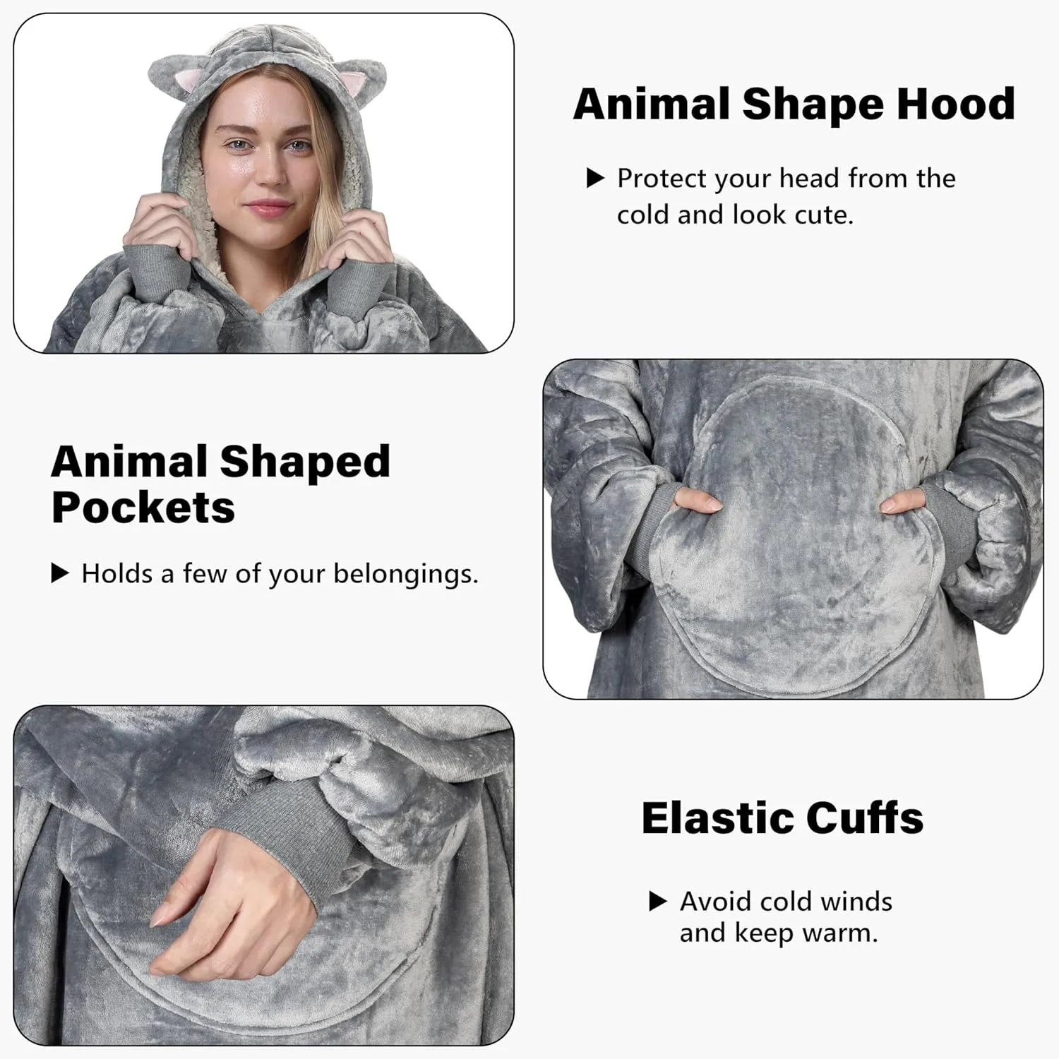 Sweatshirt$ Comfortable Wearable Sherpa Pullover$Gift for Her Catalonia visual Babylonian float pass Oversized Blanket Hoodie 