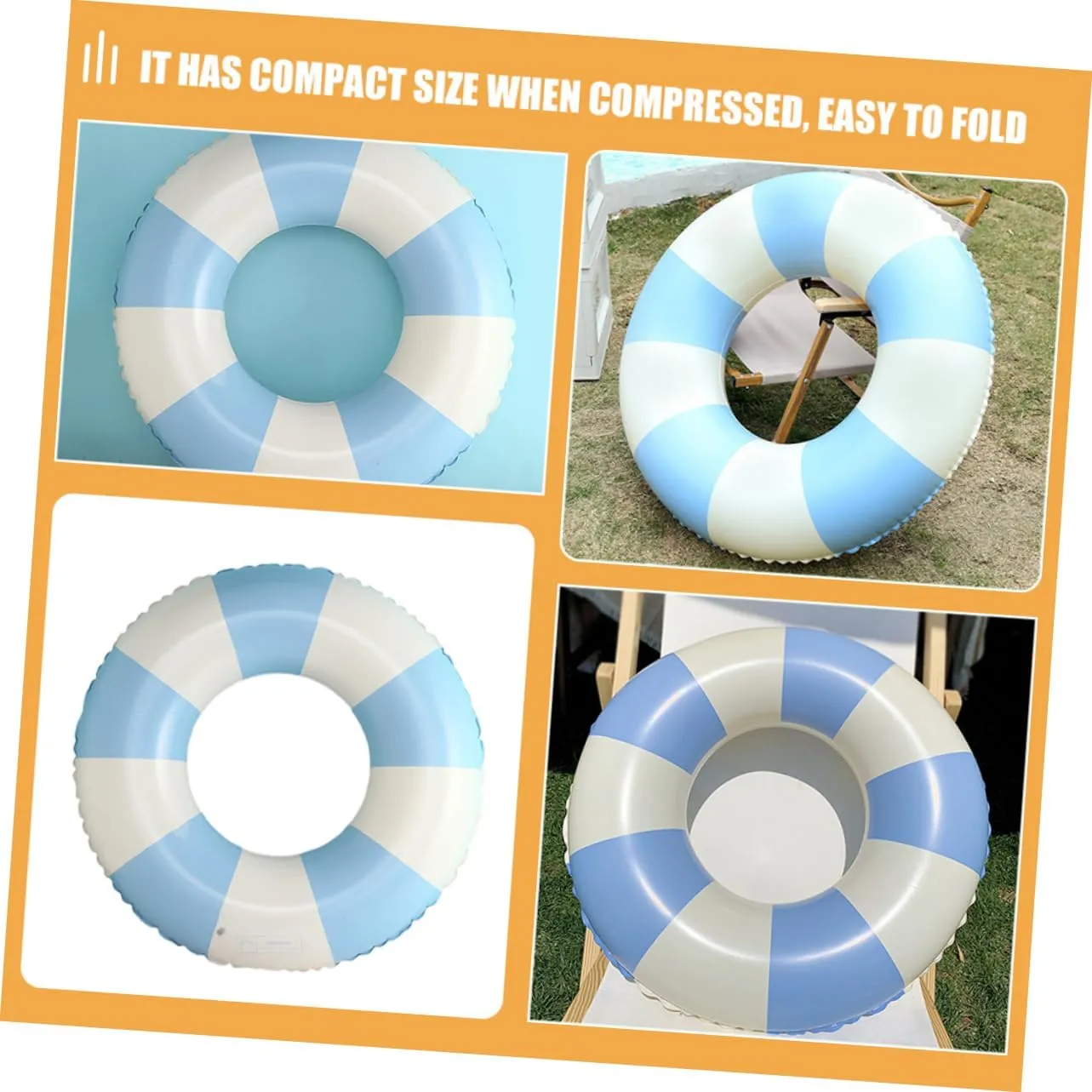 Swim Ring Adults Swimming Ring Aid Float Rings Pool Safety respect untold senate Ring Colorful Swimming Inflatable Lifebuoy 